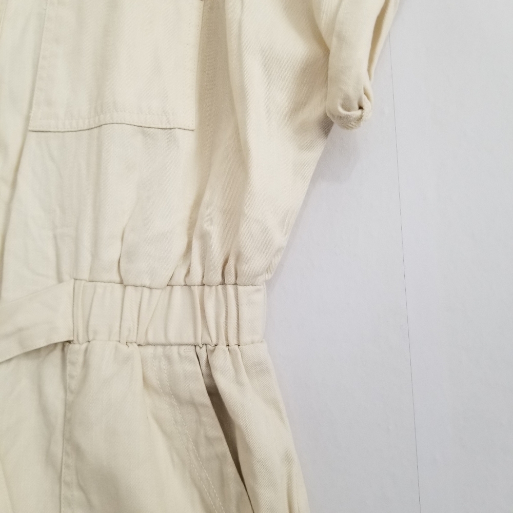 Universal Thread Cream Short-Sleeve Utility Jumpsuit - Picture 7 of 12